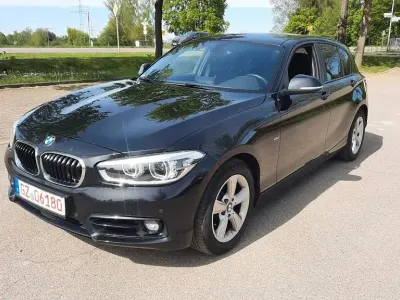 Usata BMW 120 Sport Line 190 CV (139 kW) 2018 Nero Utilitaria