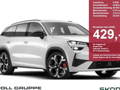 Neu Skoda Kodiaq RS 265 PS (194 kW) 2026 Weiß SUV