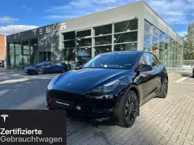 Brugt Tesla Model Y Performance 321 kW (437 HK) 2022 Sort SUV