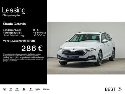 Gebraucht Skoda Octavia Ambition 150 PS (110 kW) 2022 Moonweiß perleffekt/moonweis Kombi
