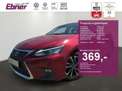 Brugt Lexus CT200h Executive Line 136 HK (100 kW) 2018 Rød Sedan