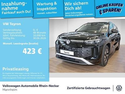 Second-hand VW Tayron Life 150 CP (110 kW) 2025 Negru SUV