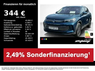 Gebraucht VW Tiguan Elegance 193 PS (141 kW) 2025 Nightshade blue metallic SUV