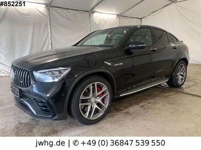 Gebraucht Mercedes GLC63 AMG AMG 510 PS (375 kW) 2022 Obsidianschwarz (metallic) Coupé