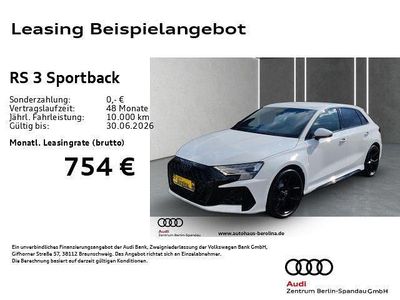 Neu Audi RS3 Sport 400 PS (294 kW) 2026 Weiß Limousine