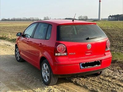 Gebraucht VW Polo Trendline 60 PS (44 kW) 2009 Rot Kleinwagen