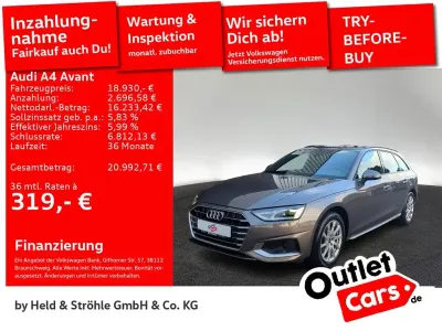 Gebraucht Audi A4 Advanced Plus 163 PS (119 kW) 2022 Terragrau metallic Kombi