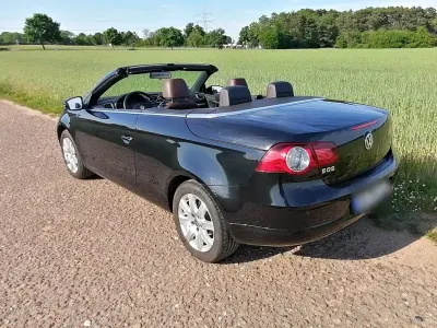 Gebraucht VW Eos 122 PS (89 kW) 2008 Schwarz Cabrio