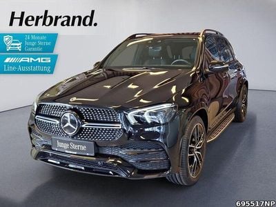 Gebraucht Mercedes GLE350 AMG line 333 PS (244 kW) 2022 Metalliclack obsidianschwarz SUV