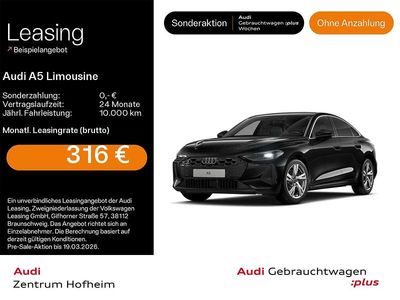 Gebraucht Audi A5 Performance 204 PS (150 kW) 2025 Mythosschwarz metallic Limousine