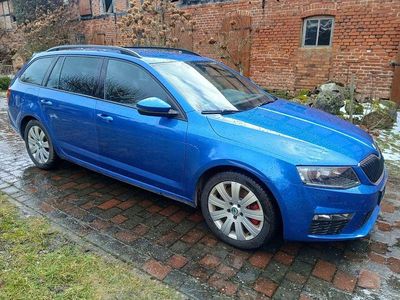 Gebraucht Skoda Octavia RS 184 PS (135 kW) 2014 Blau Kleinwagen
