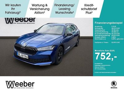Gebraucht Skoda Superb SportLine 193 PS (141 kW) 2026 Blau Kombi