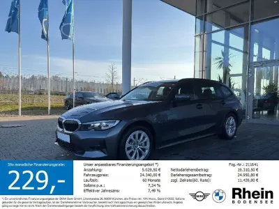 Gebraucht BMW 330e Sport Line 292 PS (214 kW) 2022 Mineralgrau metallic Kombi