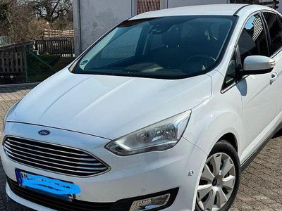 Gebraucht Ford C-MAX Titanium 125 PS (91 kW) 2016 Weiß Van / Kleinbus