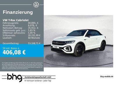 Neu VW T-Roc Cabriolet R-line 150 PS (110 kW) 2025 Pure white Cabrio