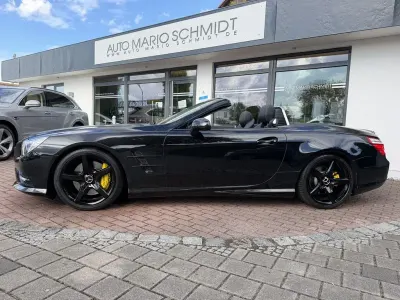 Gebraucht Mercedes SL350 AMG 306 PS (225 kW) 2013 Schwarz obsidianschwarz  metalliclack (metallic) Cabrio