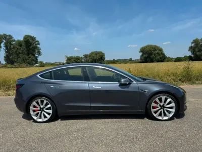 Occasion Tesla Model 3 Performance 358 kW (487 PK) 2019 Grijs Sedan