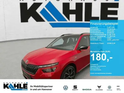 Brugt Skoda Kamiq Monte Carlo 150 HK (110 kW) 2021 Rød SUV