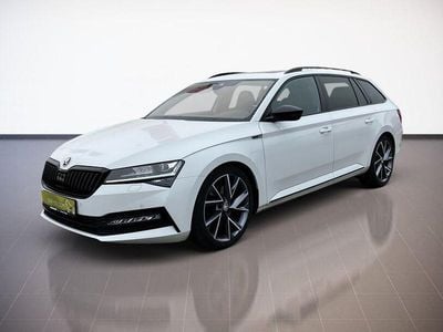 Gebraucht Skoda Superb SportLine 190 PS (139 kW) 2020 Moonweiß perleffekt Kombi