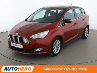 Gebraucht Ford C-MAX Titanium 125 PS (91 kW) 2017 Rot Van / Kleinbus