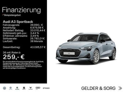 Gebraucht Audi A3 Sport 204 PS (150 kW) 2025 Pfeilgrau perleffekt Limousine