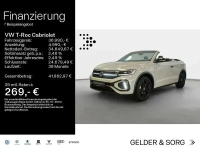 Gebraucht VW T-Roc Cabriolet Karmann 150 PS (110 kW) 2025 Ascotgrau Cabrio