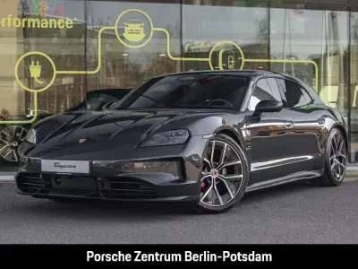 Neu Porsche Taycan 4S Sport Turismo Black Edition 439 kW (598 PS) 2026 Grau Kombi