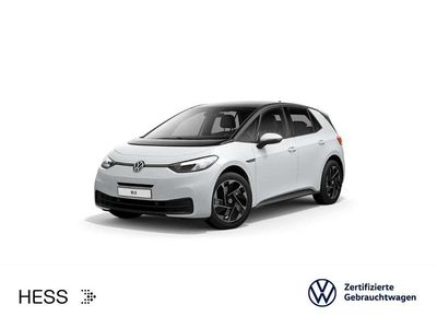 Gebraucht VW ID.3 Pro 150 kW (204 PS) 2021 Gletscherweiß schwarz (metallic) Kleinwagen