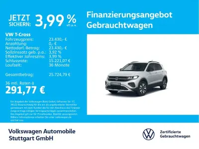 Gebraucht VW T-Cross Life 116 PS (85 kW) 2025 Silber SUV