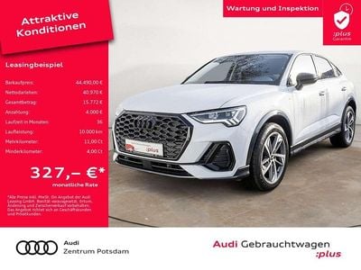 Gebraucht Audi Q3 Sportback S-Line 150 PS (110 kW) 2025 Gletscherweiß metallic SUV