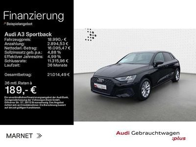 Usata Audi A3 110 CV (80 kW) 2022 Nero Berlina