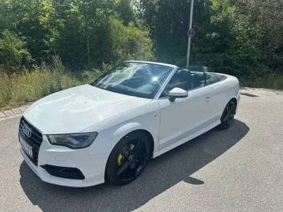Gebraucht Audi A3 Cabriolet S-Line 150 PS (110 kW) 2014 Weiß Cabrio