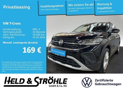 Deep black perleffekt (metallic) Gebraucht 2025 VW T-Cross Goal SUV | 20.430 € (Guter Preis)