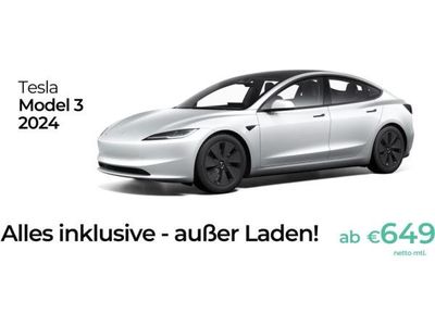 gebraucht Tesla Model 3 MODEL 2024 - ALLES INKLUSIVE - AUßER LADEN!