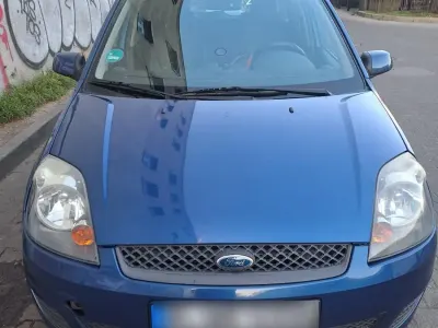 Gebraucht Ford Fiesta 2007 Blau Kleinwagen