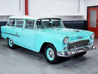 Gebraucht Chevrolet Bel Air 141 PS (103 kW) 1955 Blau Kombi