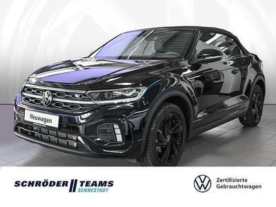 Gebraucht VW T-Roc Cabriolet R-line 150 PS (110 kW) 2025 Deep black perleffekt Cabrio