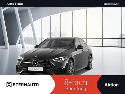 Gebraucht Mercedes C200 AMG line 204 PS (150 kW) 2025 Unilack schwarz Limousine