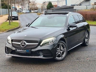 Schwarz Gebraucht 2020 Mercedes C300 AMG line Kombi | 25.999 € (Guter Preis)