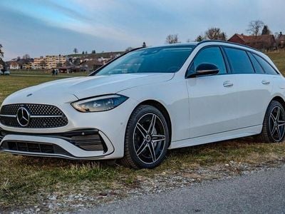 Gebraucht Mercedes C300e AMG line 313 PS (230 kW) 2022 Weiß Kombi