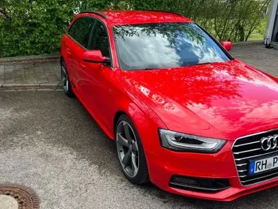 Używany Audi A4 S-Line 150 KM (110 kW) 2015 Czerwony Kombi