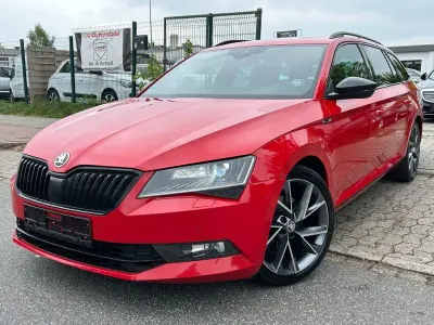 Używany Skoda Superb SportLine 190 KM (139 kW) 2017 Czerwony Kombi