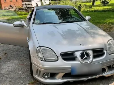 Gebraucht Mercedes SLK230 1999 Silber Cabrio