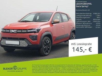 Gebraucht Dacia Spring Extreme 47 kW (65 PS) 2024 Brick red Kleinwagen