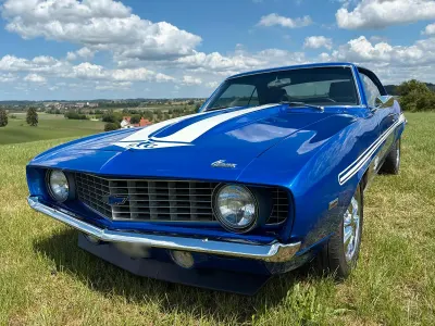Gebraucht Chevrolet Camaro 480 PS (353 kW) 1969 Blau Cabrio