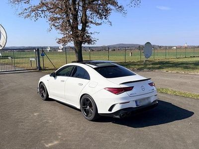 Gebraucht Mercedes CLA45 AMG AMG 421 PS (309 kW) 2020 Weiß Coupé