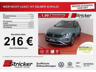 Second-hand VW T-Roc Goal 150 CP (110 kW) 2025 Albastru SUV