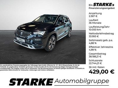 Neu Seat Ateca Xperience 150 PS (110 kW) 2025 Magic schwarz metallic SUV