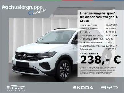 Gebraucht VW T-Cross Goal 95 PS (69 kW) 2025 Weiss SUV