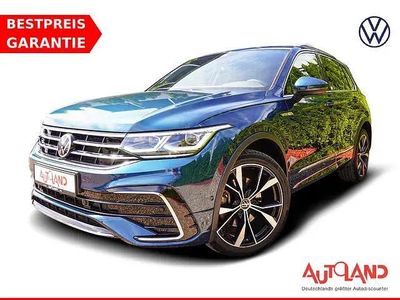Begagnad VW Tiguan R-line 200 HK (147 kW) 2021 Blå SUV